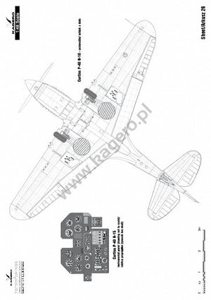 Kagero 7037 Curtiss P-40 F,K,L,M,N models EN/PL – zdjęcie 4