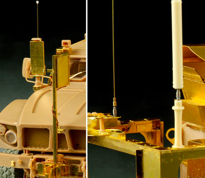 Voyager Model PEA298 Modern US M-ATV MRAP Rhino Anti IED Device sets (For KINETIC Model K61007) 1/35 – imagen 2