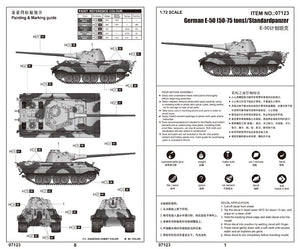 Trumpeter 07123 Panzer standard allemand E-50 1/72 – image 2
