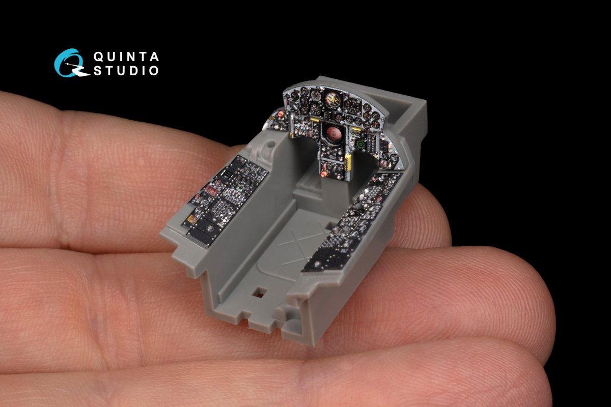Intérieur imprimé en 3D et coloré sur papier décalcomanie Quinta Studio QD48226 CF-104 Late (Kinetic) 1/48 – image 3