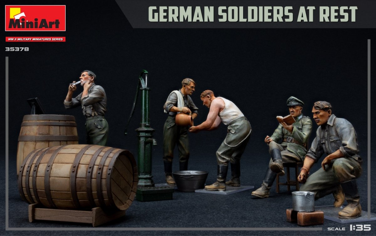 MiniArt 35378 GERMAN SOLDIERS AT REST. SPECIAL EDITION 1/35 – imagen 2