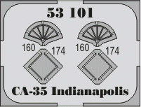 Eduard 53101 USS CA-35 Indianapolis ACADEMY 1/350 – zdjęcie 3