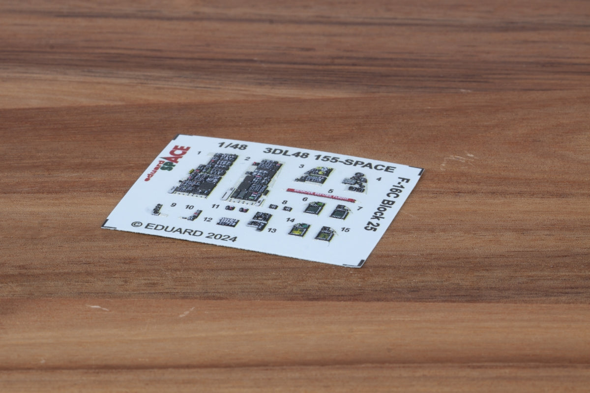 Eduard 3DL48155 F-16C Block 25 SPACE TAMIYA 1/48 – zdjęcie 2