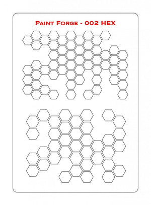 Pochoir Paint Forge PFST002L - HEXAGONAL 2 – image 2