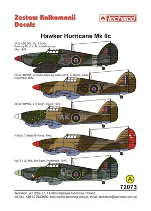 Techmod 72073 - Hawker Hurricane IIc 1/72 – Bild 2