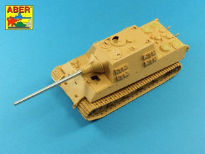Aber 48L-29 128mm PaK 44 L/55 gun barrel for Sd.Kfz.186 Jagdtiger 1/48 – immagine 6