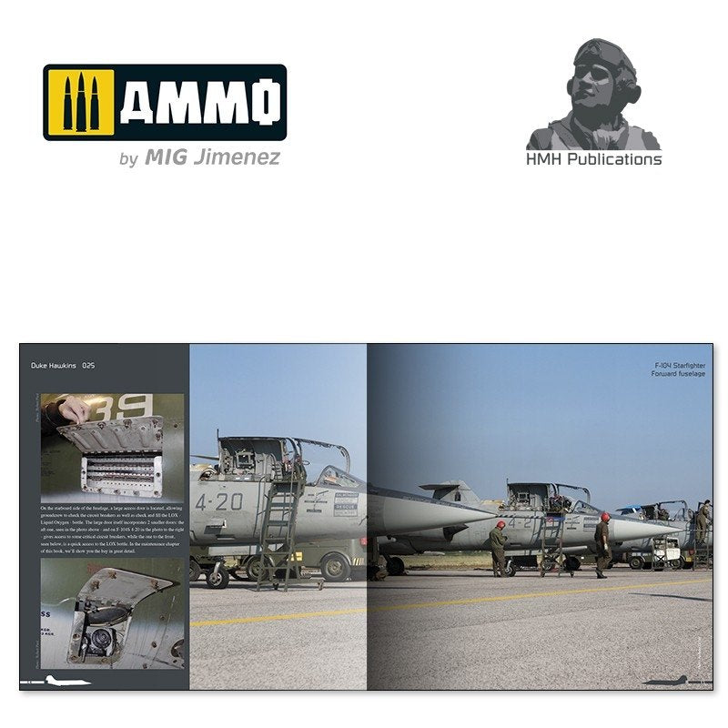 HMH Publications DH-025 Lockheed F-104 Starfighter Flying in Air Forces around the World ( English version ) – immagine 4
