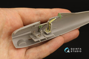 Quinta Studio QD48312 Gloster Gladiator MKII 3D-Printed &amp;amp; coloured Interior on decal paper (Roden) 1/48 – immagine 6