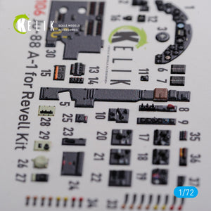 KELIK K72106 Ju-88 A-1 interior 3D decals for Revell kit 1/72 – immagine 7