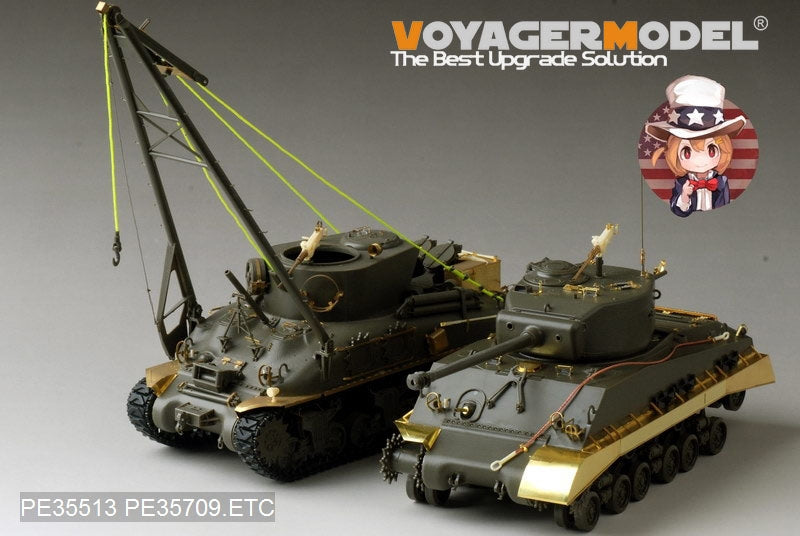 Voyager Model PE35709 WWII US M4A3E8 Sherman&amp;quot;Easy Eight&amp;quot;Basic For TAMIYA 25175 1/35 – immagine 15