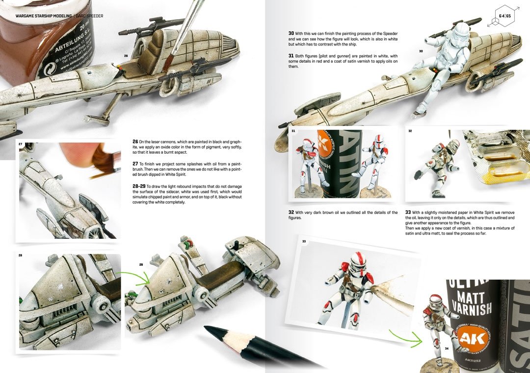 AK Interactive AK592 AK LEARNING WARGAMES SERIES 2: STARSHIP TECHNIQUES – ADVANCED (ENGLISH) – immagine 5
