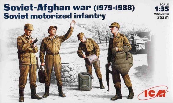 ICM 35331 Soviet Afghan War 1979-1988 Soviet motorized infantry 1/35
