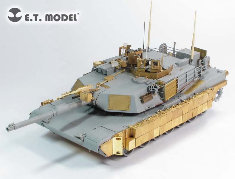 ET Modèle E35-165 Char de combat principal M1A1 de l&amp;#39;armée américaine moderne TUSK I (Pour DRAGON 3535) (1/35) – image 2