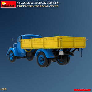MiniArt 38079 3t CARGO TRUCK 3,6-36S. PRITSCHE-NORMAL-TYPE 1/35 – immagine 7