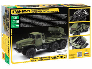Zvezda 3655 Multiple Rocket Launcher BM-21 &amp;quot;Grad&amp;quot; 1/35 – zdjęcie 2