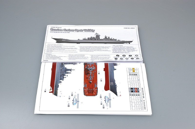 Trumpeter 04522 Russian Cruiser Pyotr Velikiy 1/350 – zdjęcie 8