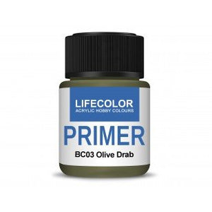 Lifecolor BC03 Acrylic Primer Olive Drab 22ml – image 2
