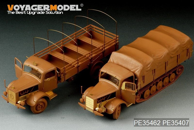 Voyager Model PE35462 WWII German Benz L4500R Maulter for zvezda 3603 1/35 – zdjęcie 11
