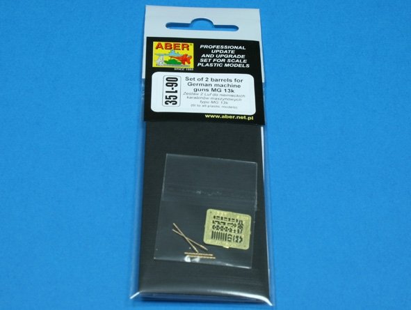 Aber 35L-090 Set of 2 barrels for german machine guns MG13k 1/35 – zdjęcie 3
