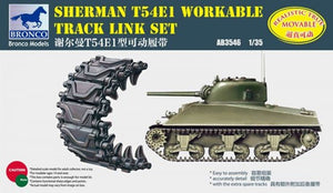 Bronco AB3546 Sherman T54E1 Kit de chenilles fonctionnelles 1/35