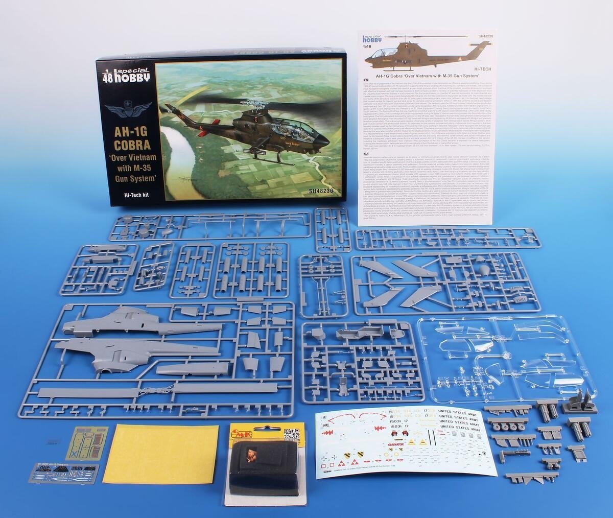 Special Hobby 48230 AH-1G Cobra ‘Over Vietnam with M-35 Gun System’ Hi-Tech Kit 1/48 – Bild 2