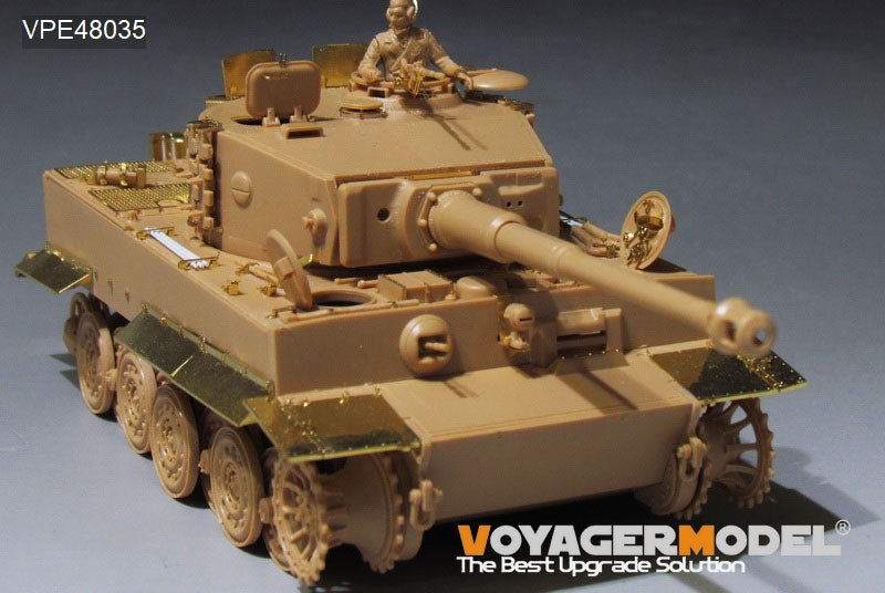 Maquette Voyager VPE48035 Char Tiger I allemand de la Seconde Guerre mondiale, production tardive, pour Tamiya 32575, échelle 1/48 – image 11