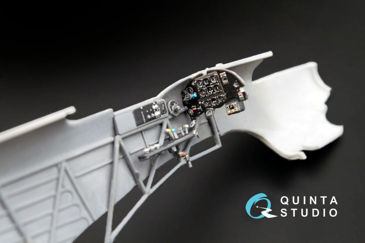 Quinta Studio QD48004 Yak-1B (late production) 3D-Printed &amp;amp; coloured Interior on decal pape (for all kits) 1/48 – zdjęcie 9