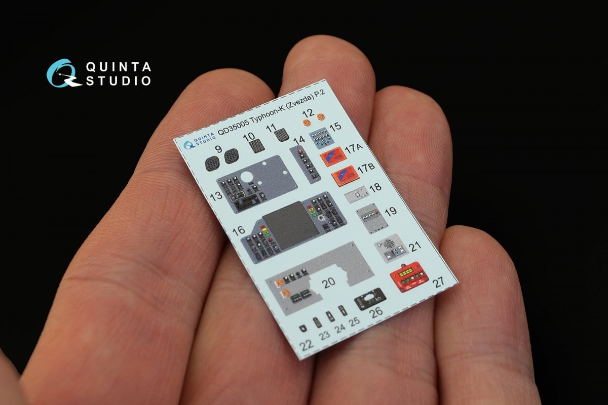 Quinta Studio QD35005 MRAP Typhoon-K 3D-Printed &amp;amp; coloured Interior on decal paper (for Zvezda kits) 1/35 – imagen 7