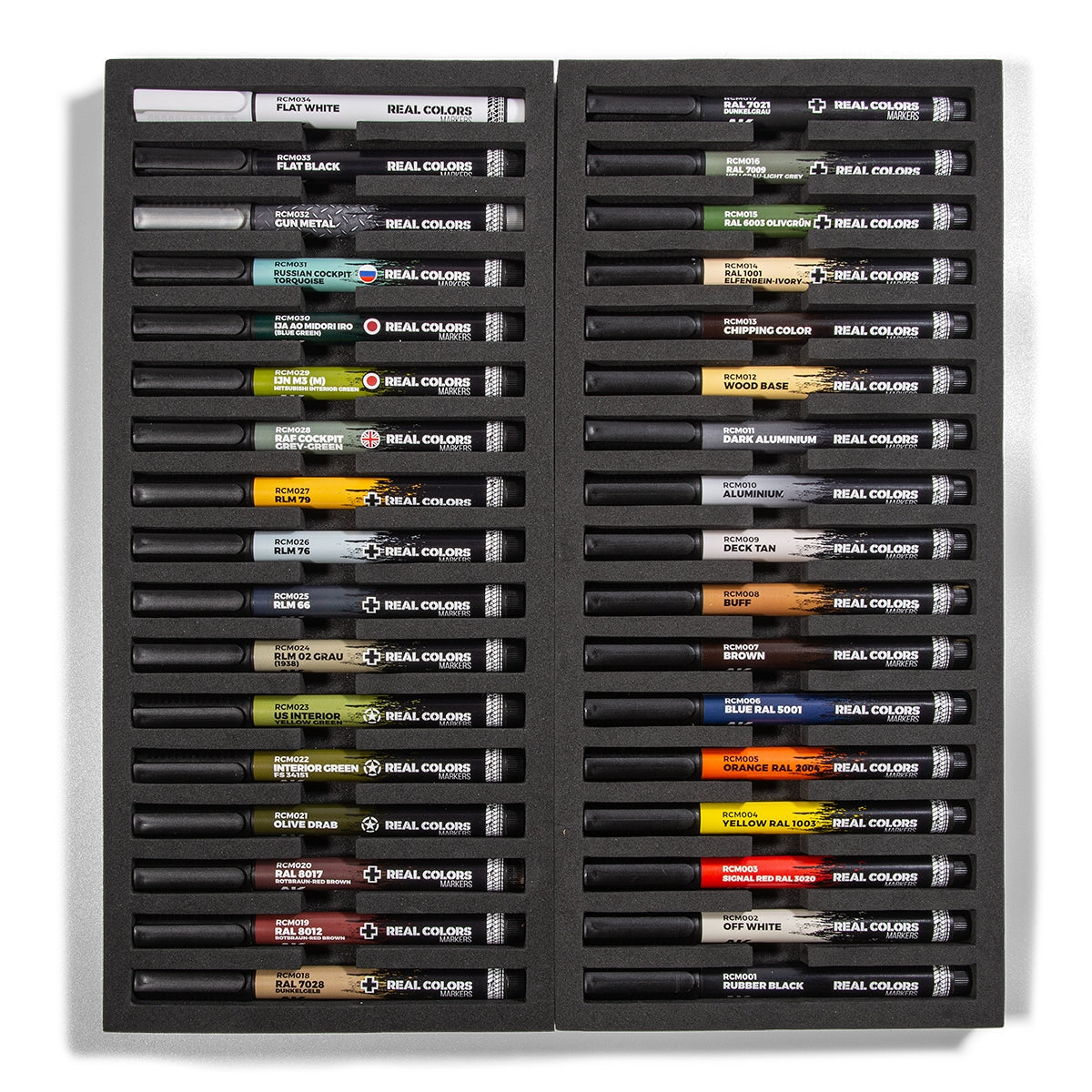 AK Interactive RCM150 SPECIAL BOX RC MARKERS – 34 units – immagine 2