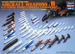 Hasegawa X48-2 AIRCRAFT WEAPONS: B U.S Smart Bombs Target Pods 1/48