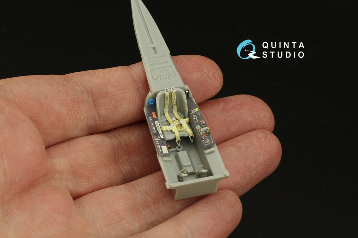 Quinta Studio QD48313 Fw 190A-3 3D-Printed &amp;amp; coloured Interior on decal paper (Hasegawa) 1/48 – immagine 10