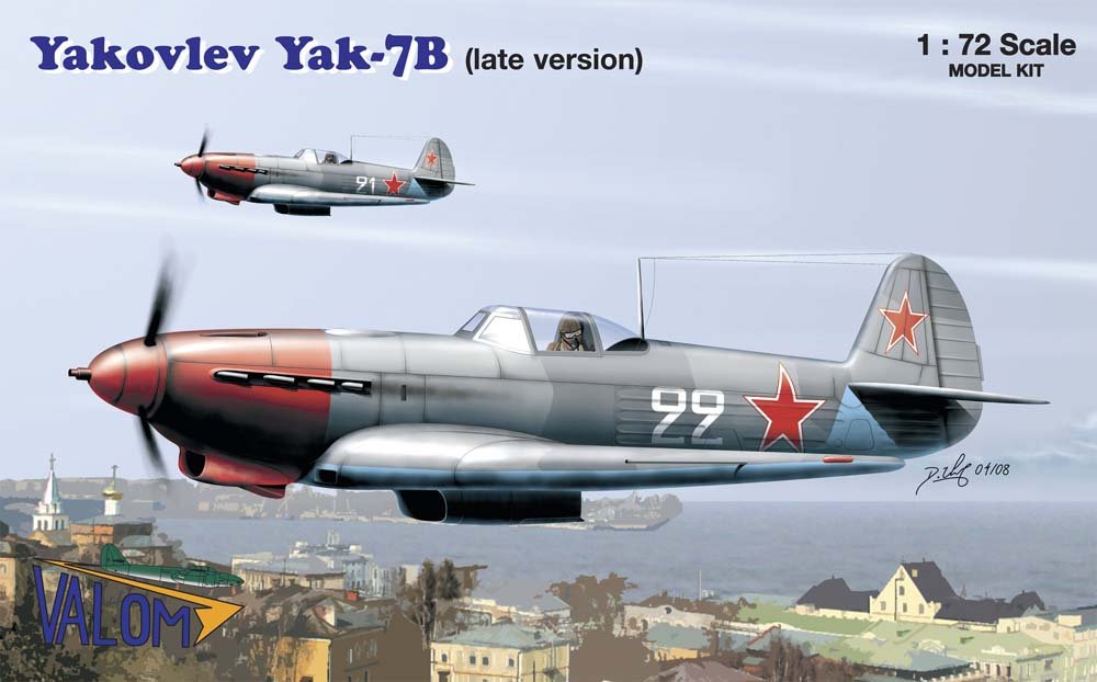 Valom 72040 Yakovlev Yak-7B (late version) 1/72