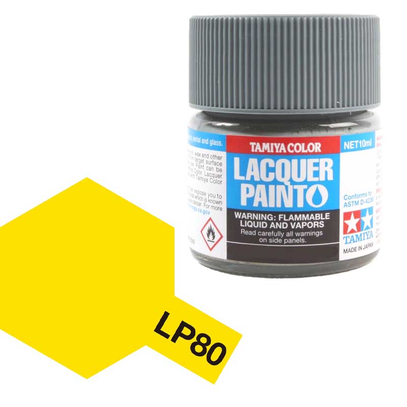 TAMIYA 82180 LP-80 Flat Yellow 10ml
