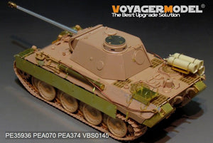Voyager Model PE35936 WWII German Panther D w/&amp;quot;Stadtgas&amp;quot; Fuel Tanks Basic For MENG TS-038 1/35 – immagine 8