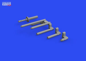 Eduard 648789 P-38J gun barrels PRINT TAMIYA 1/48 – immagine 3