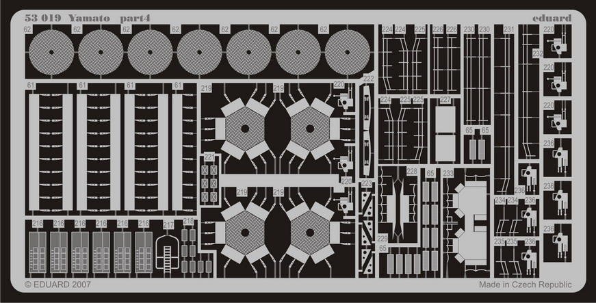 Eduard 53019 Yamato 1/350 TAMIYA