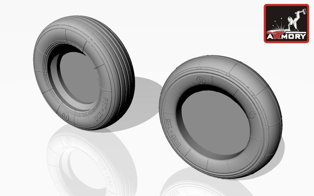 Armory Models AW48016 Yakovlev Yak-38 Forger wheels 1/48 – image 4