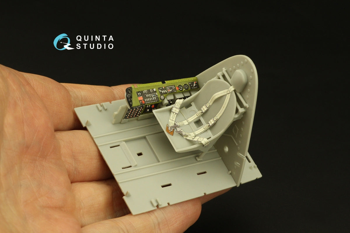 Intérieur imprimé en 3D et coloré sur papier décalcomanie Quinta Studio QD32195 F6F-5 Hellcat (Trumpeter) 1/32 – image 6