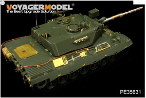 Voyager Model PE35631 Modern German Leopard 1A3 MBT (B ver include Gun barrel）(For MENG TS-007) 1/35 – immagine 2