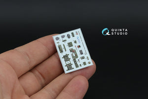 Quinta Studio QD48610 A6M5 Zero (Nakajima Production) 3D-Printed &amp;amp; coloured Interior on decal paper (Eduard) 1/48 – immagine 6