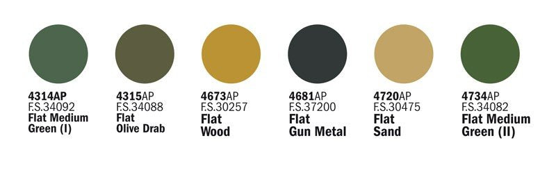 ITALERI 440AP - WWII Military Allied Army - Acrylic Set – Bild 2