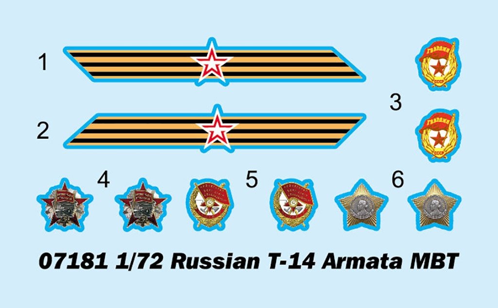 Trumpeter 07181 Russian T-14 Armata MBT 1/72 – imagen 3