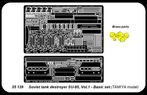 Aber 35139 Radzieckie działo pancerne SU-85 cz.1 zestaw podstawowy (TAM) 1/35 – zdjęcie 4
