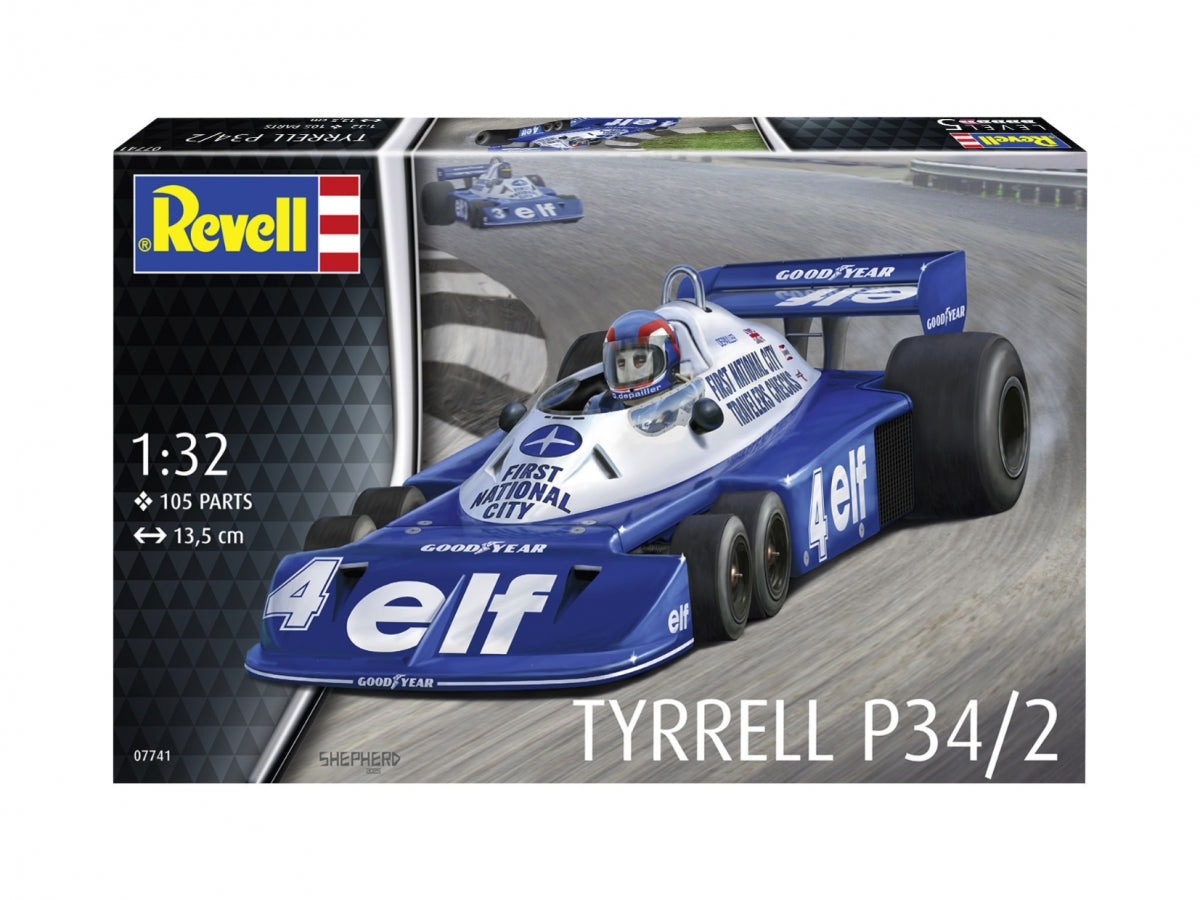 Revell 07741 Tyrrell P34-2 (6-Wheeler) 1/32 – immagine 11
