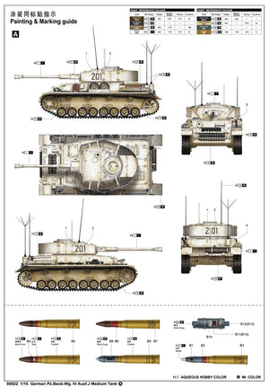 Trumpeter 00922 German Pz.Beob.Wg. IV Ausf.J Medium Tank 1/16 – zdjęcie 4