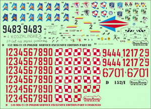 ModelMaker Decals D48152 MiG-21 in Polish service exclusive edition part III 1/48 – immagine 9