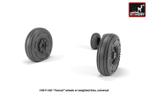 Armory Models AW48327 Roues de type tardif F-14D Tomcat avec pneus lestés 1/48  – image 2