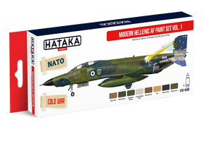 Hataka HTK-AS68 Modern Hellenic AF paint set vol. 1 (8x17ml) – immagine 2