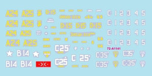Star Decals 72-A1141 Korean War 1950-53 # 2. USMC Tanks. Pershing. 1/72 – zdjęcie 3