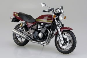 Aoshima 06532 Kawasaki ZR400C Zephyr X 03 avec pièces personnalisées 1/12
